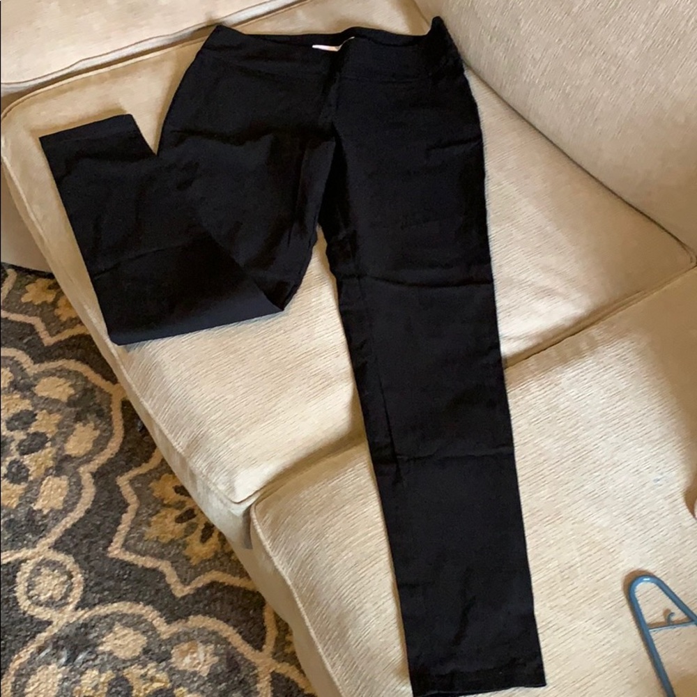 Black skinny dress pants